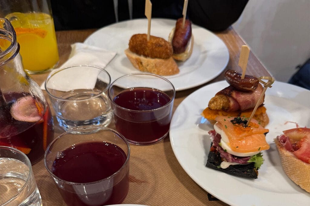 Tapas experience in Spain with family